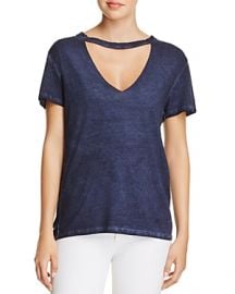 PAM  &  GELA Cutout Choker Tee at Bloomingdales